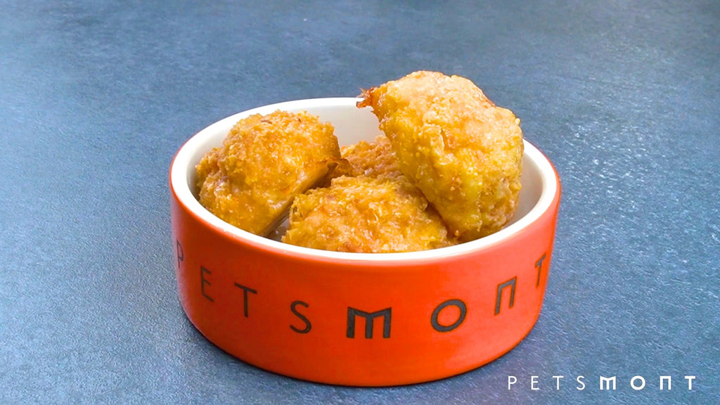 Nutty Cheesy Chicken Meatballs for Dogs