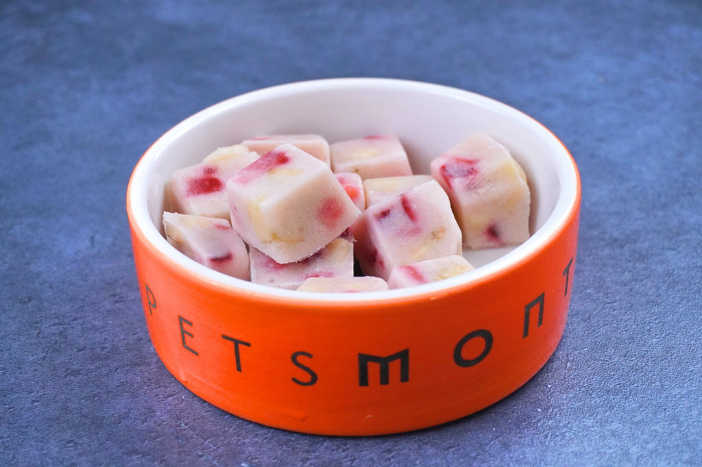 DIY Strawberry Banana FroYo Treats for Dogs Recipe