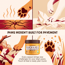 Organic Dog Paw & Nose Balm for Dry Skin | Petsmont Touch & Heal view 3